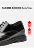 Platform High Heel Casual Men Brogue Genuine Leather Oxford Dress Shoes